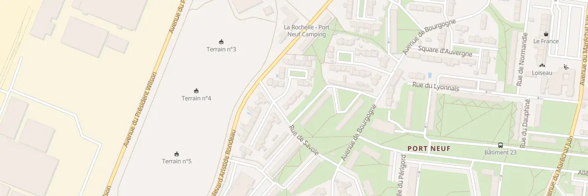 Plan du 6 Sq du Berry à La Rochelle