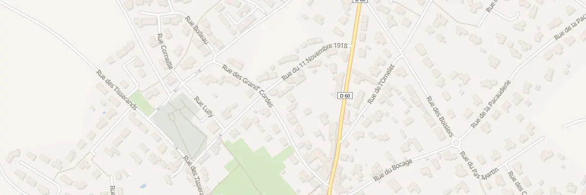 Plan du 7 Rue des Grand’Cordes à Boussay