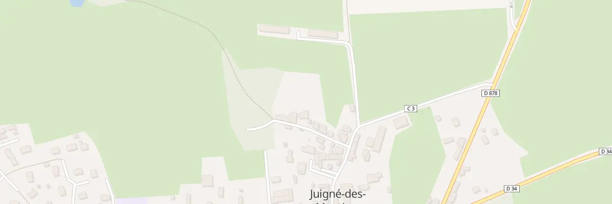 Plan du 6 Rue du Bourg d’Amont à Juigné-des-Moutiers