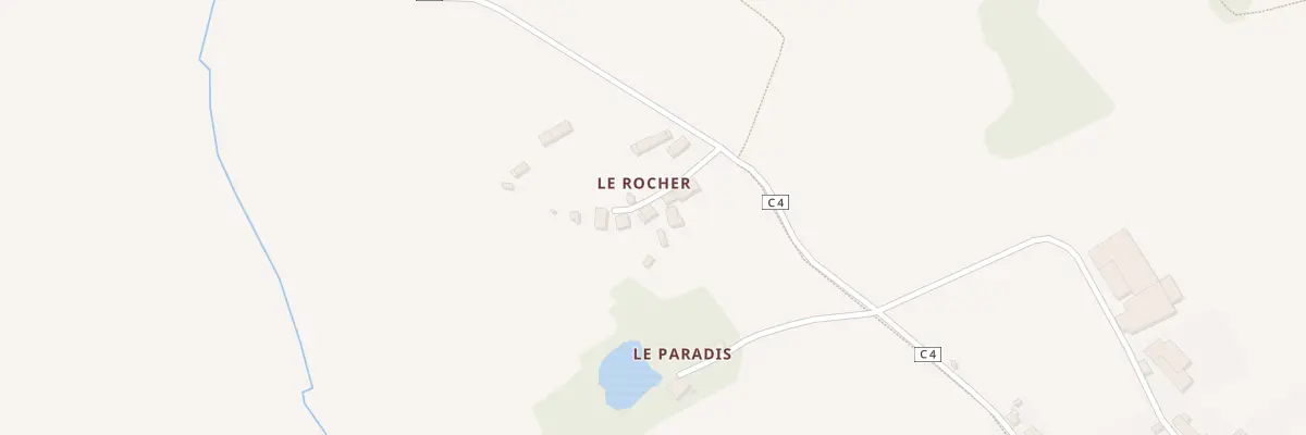 Plan du 7 Le Rocher à Monthault
