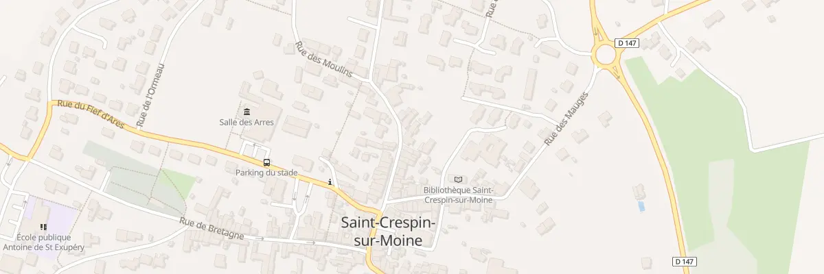 Plan du 26 Rue d’Anjou (Crespin Moine) à Sèvremoine