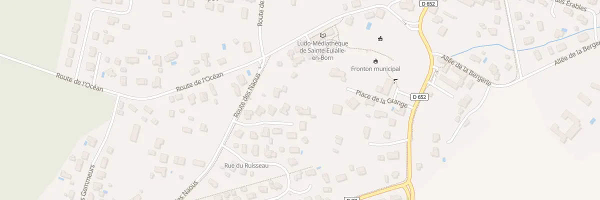 Plan du 29 Rte des Naous à Sainte-Eulalie-en-Born
