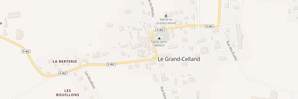 Plan du 14 Rue Saint-médard au Grand-Celland