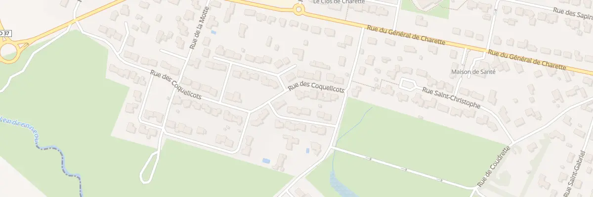 Plan du 10 Rue des coquelicots à Saint-Fulgent