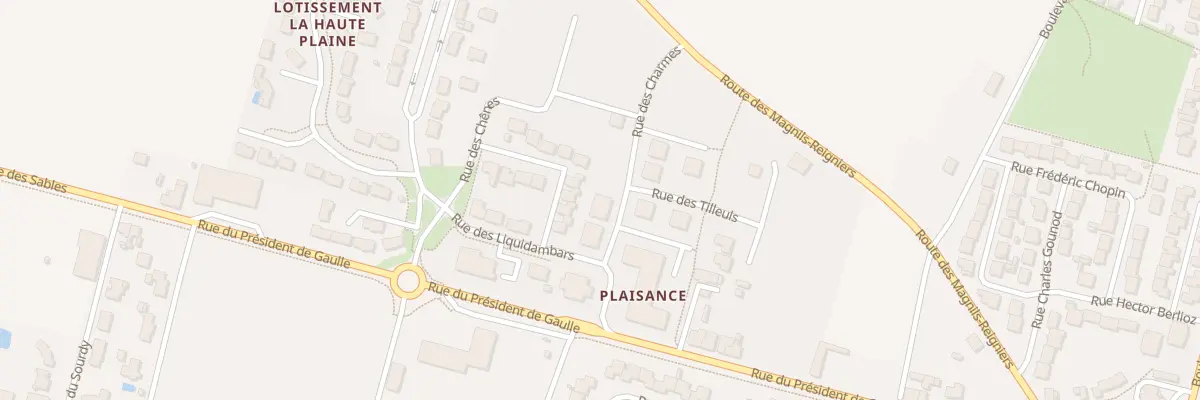Plan du 7 Rue des Charmes à Luçon