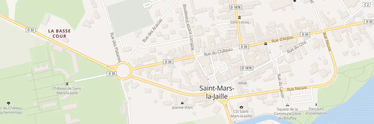 Plan du 9 Rue du Château à Vallons-de-l’Erdre
