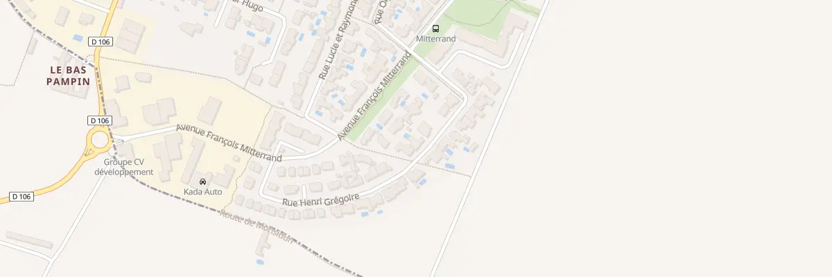 Plan du 33 Rue Henri Gregoire à L’Houmeau