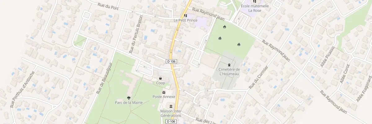 Plan du 5 Cour Brochet à L’Houmeau