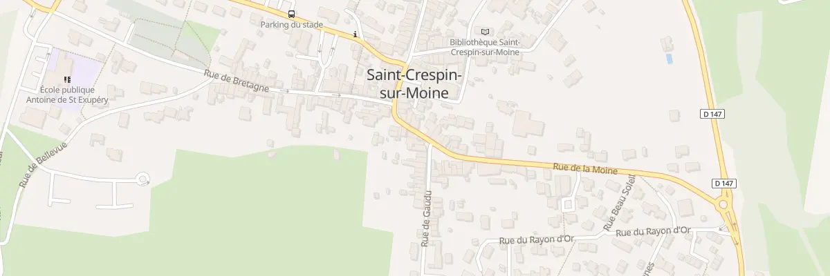 Plan du 11 Rue de la Moine (St Crespin) à Sèvremoine