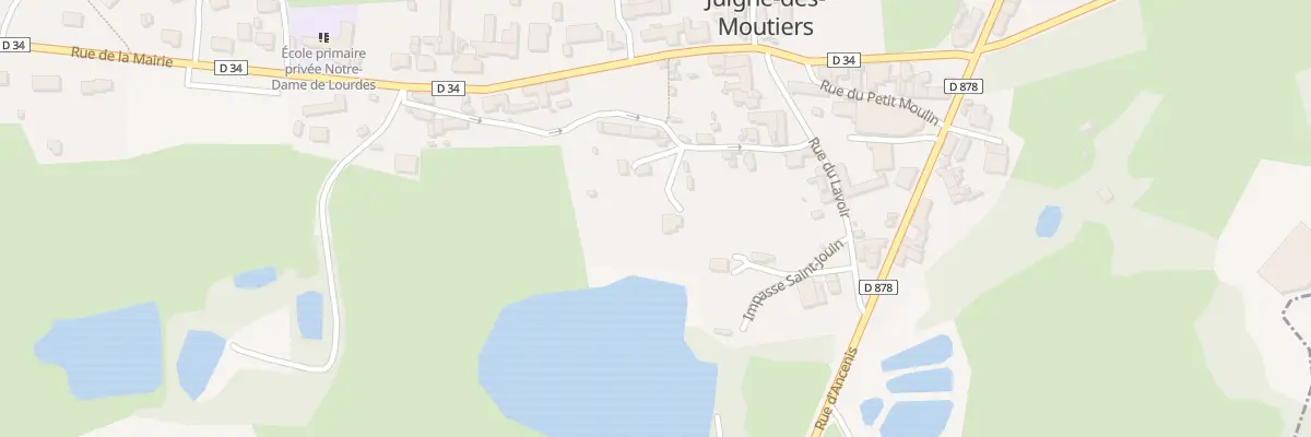 Plan du 3 Che des Ecoliers à Juigné-des-Moutiers