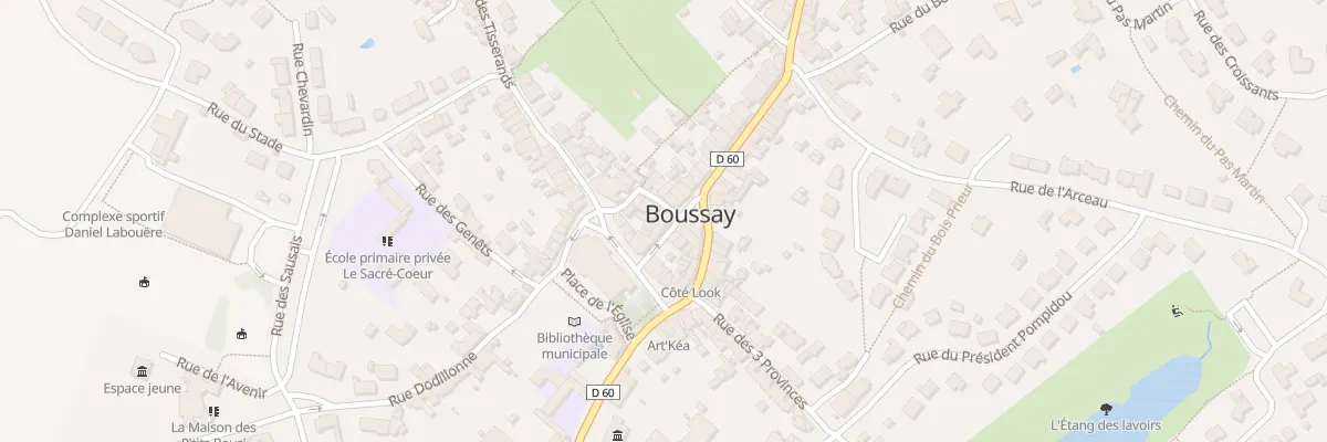 Plan du 9 Rue de l’Aire Matté à Boussay