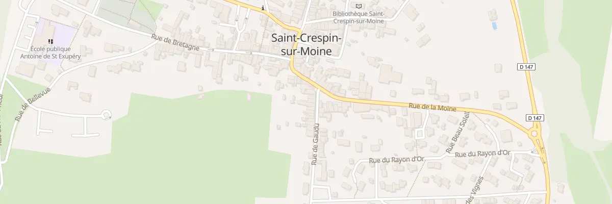 Plan du 7 Rue de Gaudu (Crespin-Moine) à Sèvremoine
