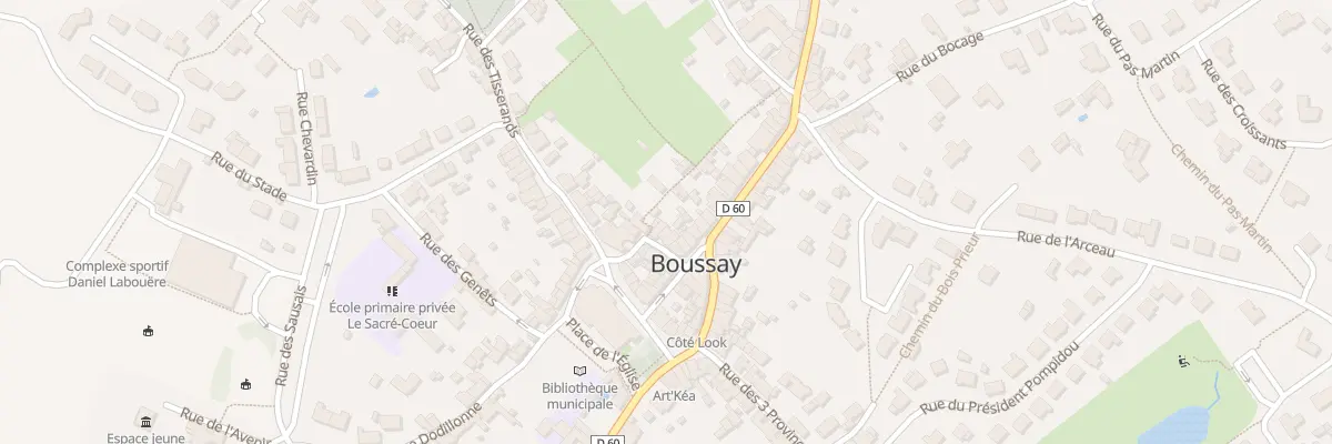 Plan du 22 Rue de l’Aire Matté à Boussay