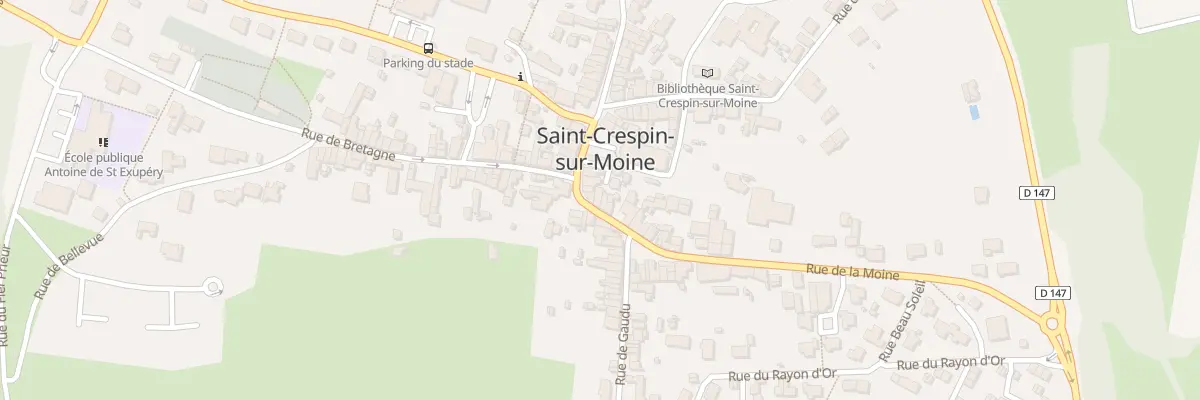 Plan du 8 Rue de la Moine (St Crespin) à Sèvremoine