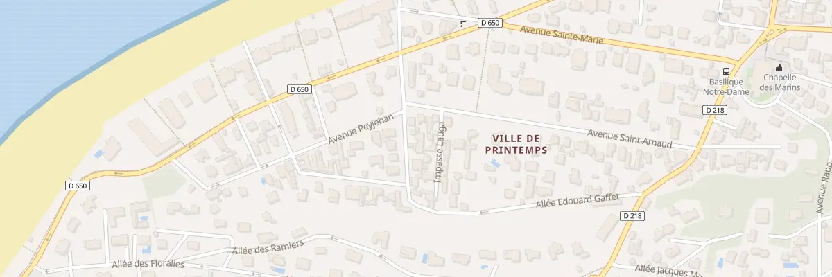 Plan du 8 Rue de Joigny à Arcachon