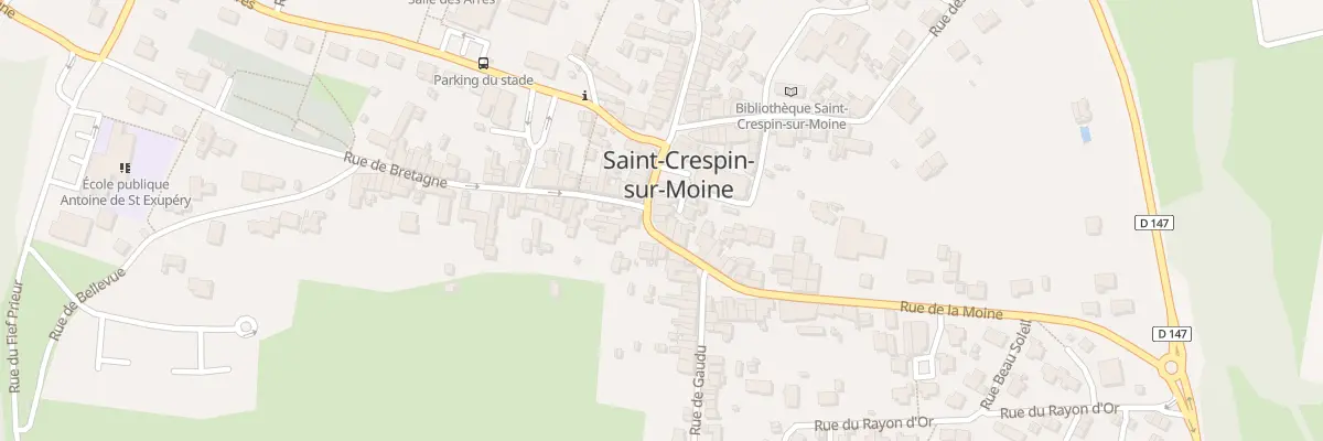 Plan du 4 Rue de la Moine (St Crespin) à Sèvremoine