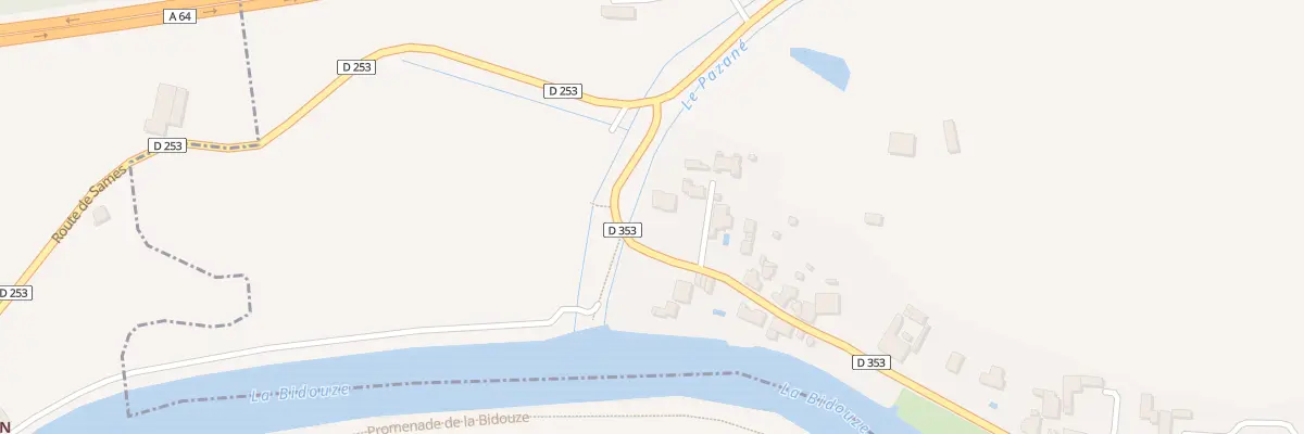 Plan du 2628 Rte de Saint-Jean à Sames