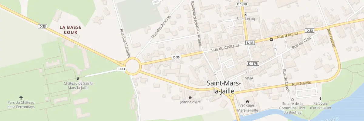 Plan du 11 Rue du Château à Vallons-de-l’Erdre