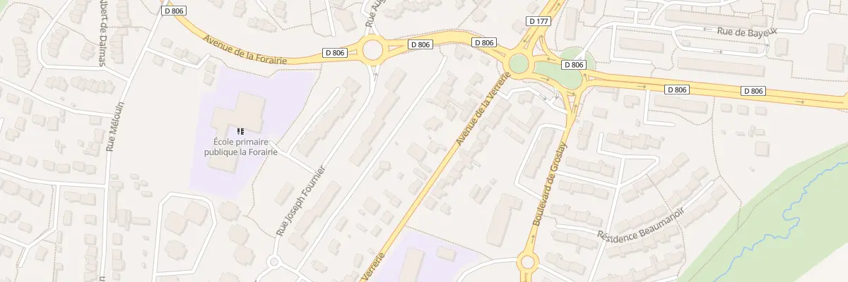Plan du 73 Av de la Verrerie à Fougères