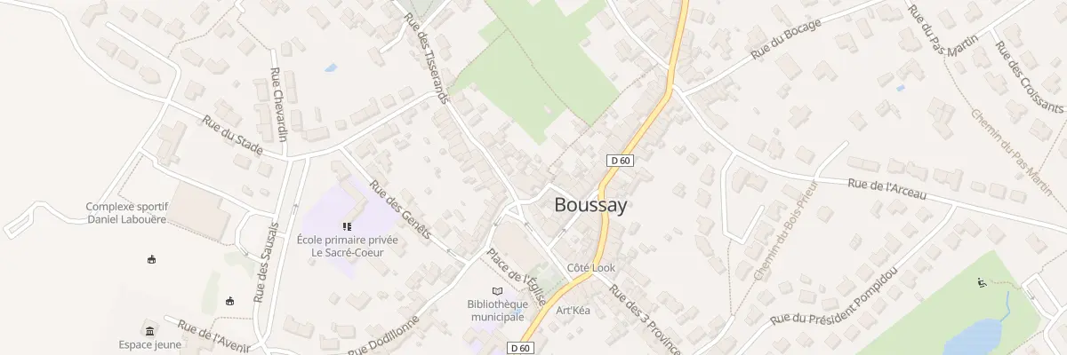 Plan du 18 Rue de l’Aire Matté à Boussay