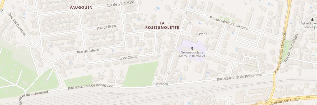 Plan du 9 Rue de Calais à La Rochelle