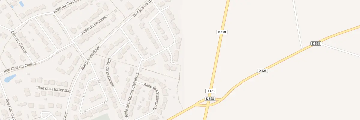 Plan du 17 Allée des Genêts à Balazé