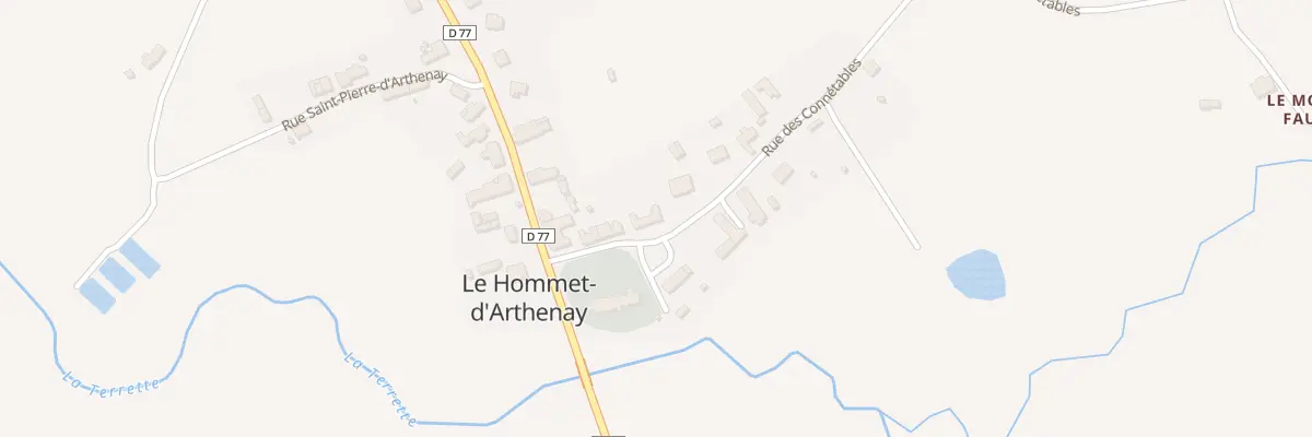 Plan du 73 Rue des Connetables - Le Homme à Pont-Hébert