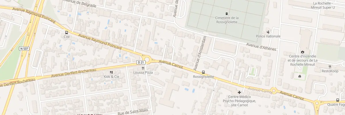 Plan du 292 Av Carnot à La Rochelle