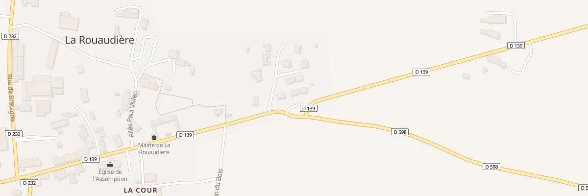 Plan du 4 Rue du Maine à La Rouaudière