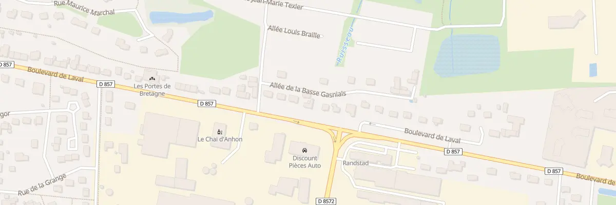 Plan du 141 Bd de Laval à Vitré