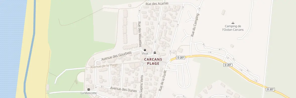 Plan du 3 Pl Marcel Prévot à Carcans