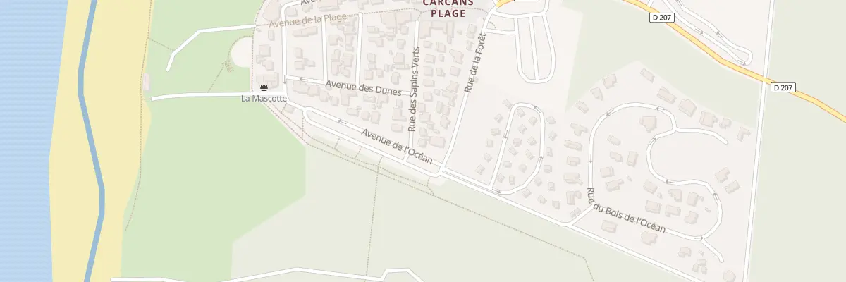 Plan du 19 Rue des Sapins Verts à Carcans