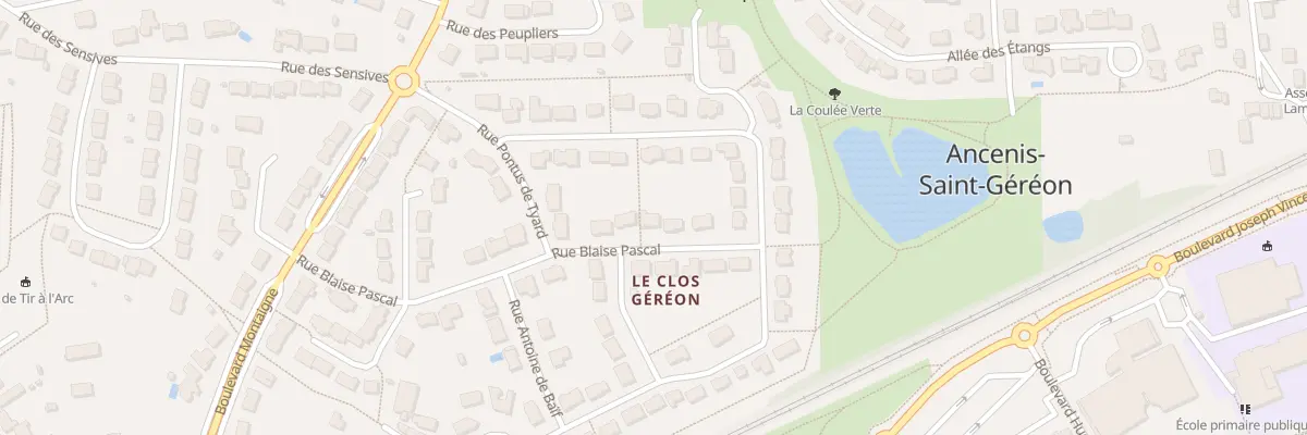 Plan du 267 Rue Blaise Pascal - St Gereon à Ancenis-Saint-Géréon