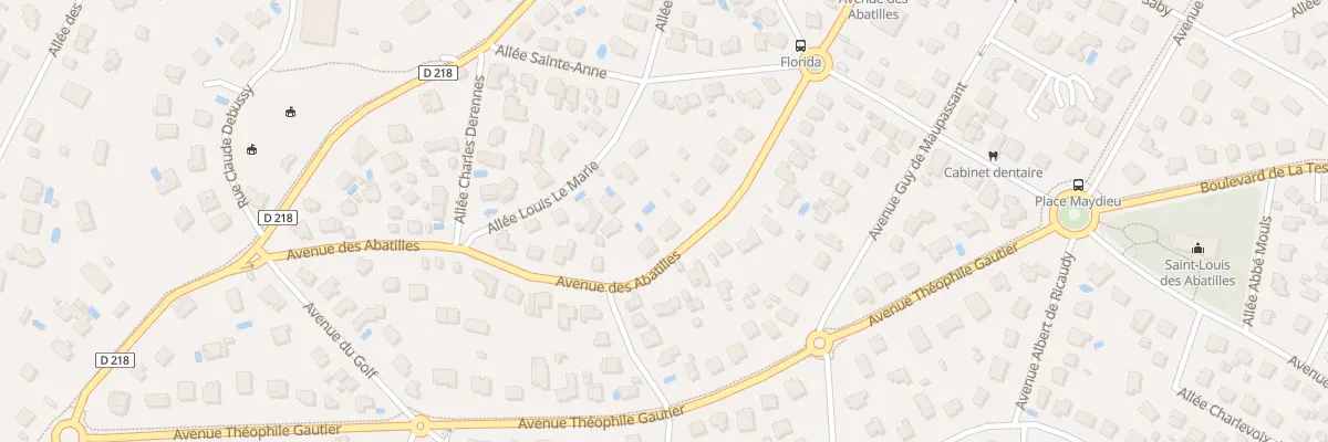 Plan du 65 Av des Abatilles à Arcachon