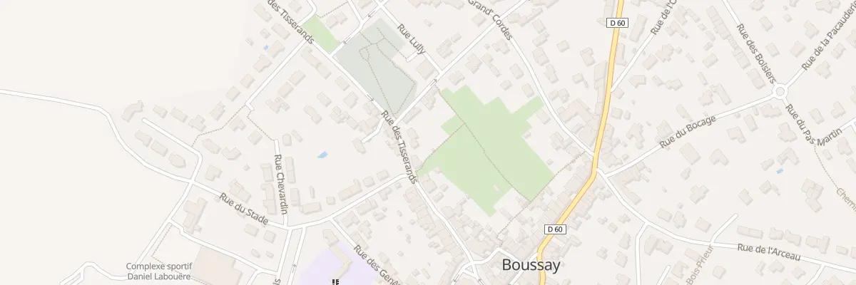 Plan du 25 Rue des Tisserands à Boussay