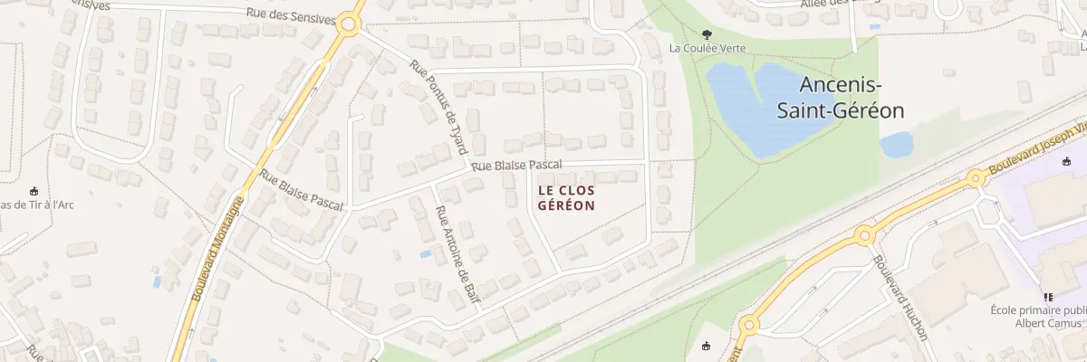 Plan du 260 Rue Blaise Pascal - St Gereon à Ancenis-Saint-Géréon