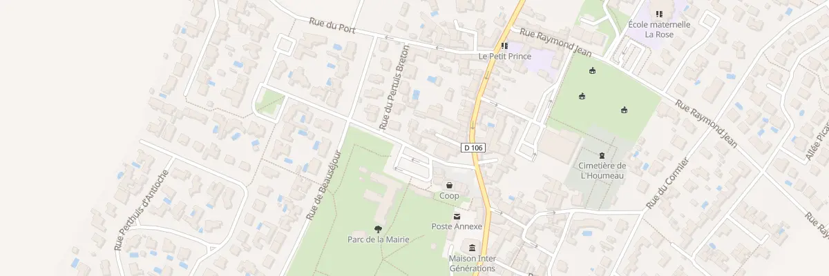 Plan du 6 Rue du Marechal de Lattre à L’Houmeau