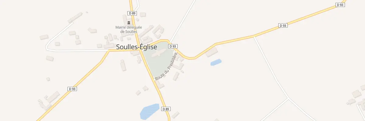 Plan du 5080 Le Village de l’Eglise à Bourgvallées