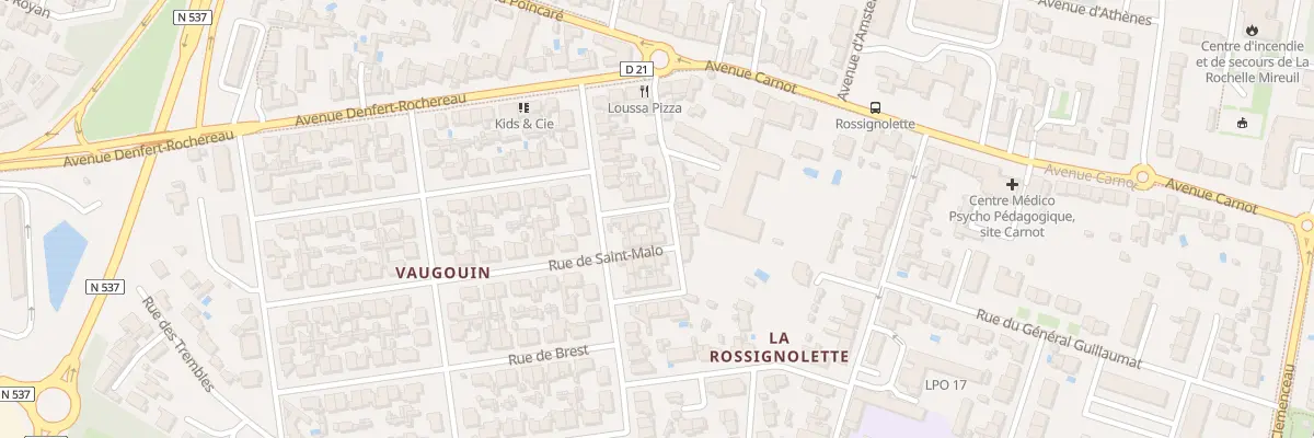 Plan du 8 Rue Saint-Lo à La Rochelle