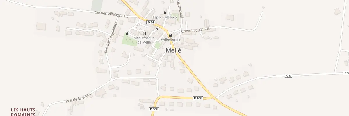 Plan du 4 Rue du Chemin Mellouin à Mellé