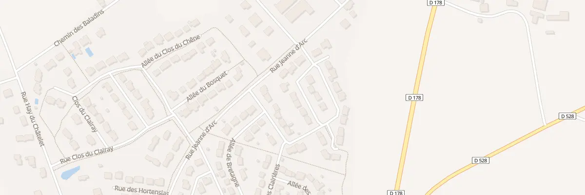 Plan du 5 Allée des Genêts à Balazé