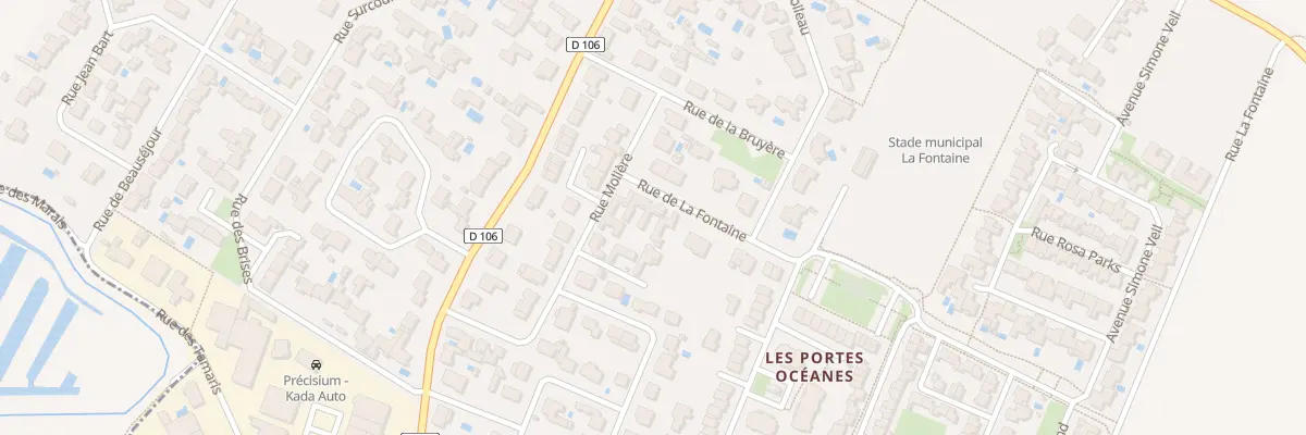 Plan du 6 Rue La Fontaine à L’Houmeau