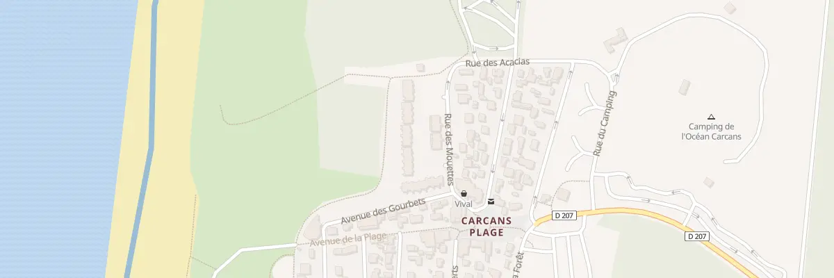 Plan du 48 Rue des Mouettes à Carcans