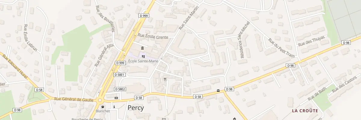 Plan du 3 Rue de la Bruyere - Percy à Percy-en-Normandie