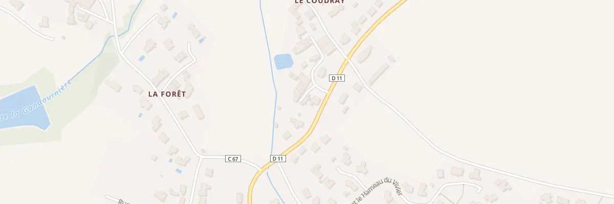 Plan du 3B Le Coudray à Saint-André-Goule-d’Oie