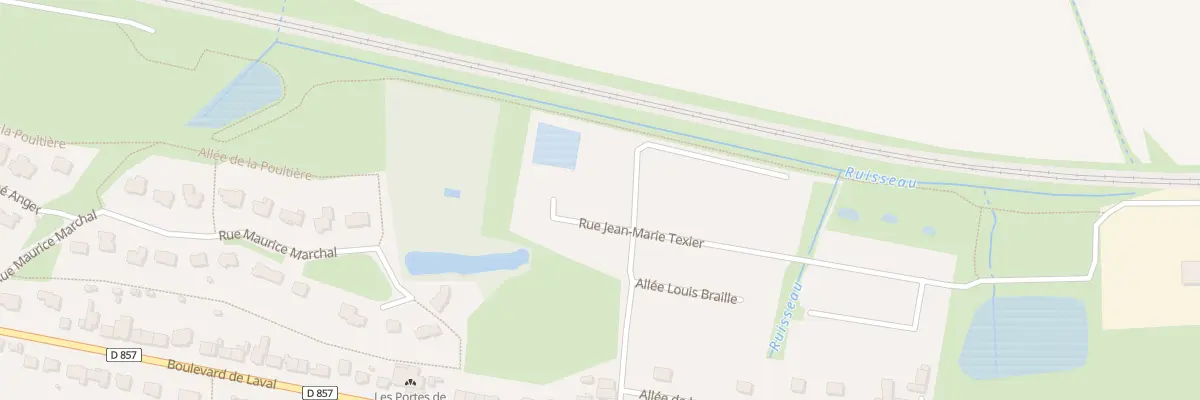 Plan du 40 Rue Jean-Marie Texier à Vitré