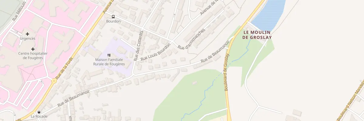 Plan du 47 Rue Beaumanoir à Fougères