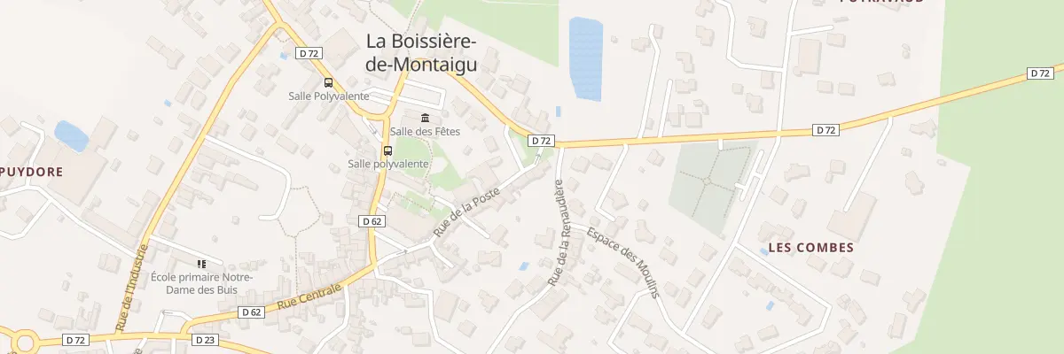 Plan du 24 Rue de la Poste à La Boissière-de-Montaigu