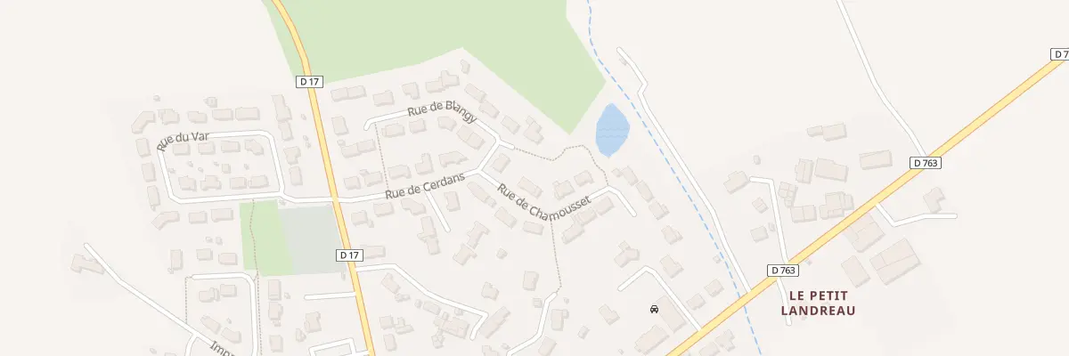 Plan du 3 Rue de Chamousset à Orée d’Anjou