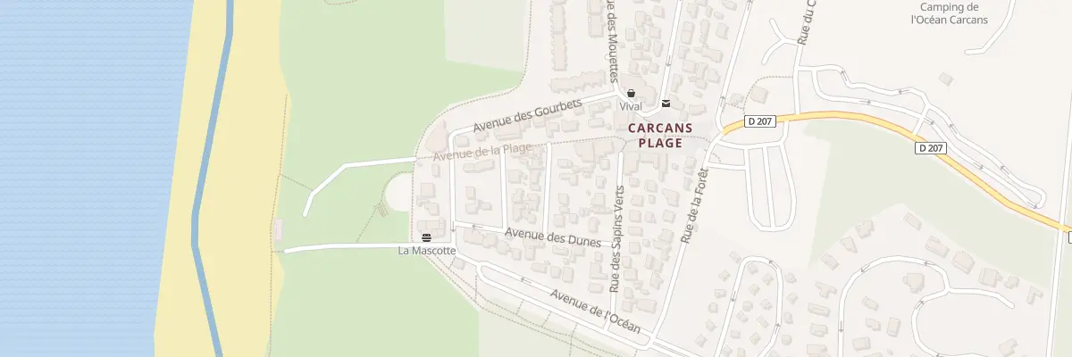 Plan du 4 Rue des Pecheurs à Carcans